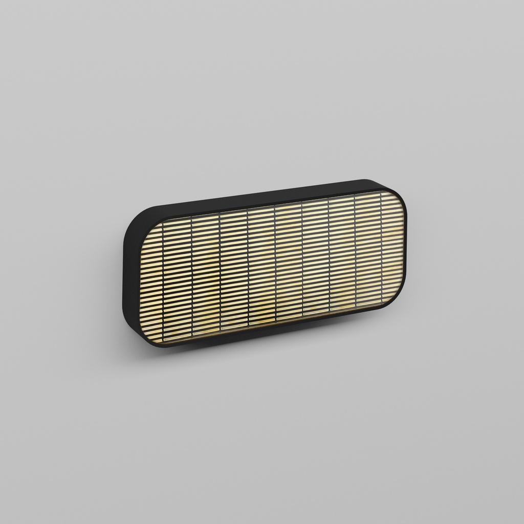 9. OFF-SET NT 3x1 long rectangular with asymmetric louvre