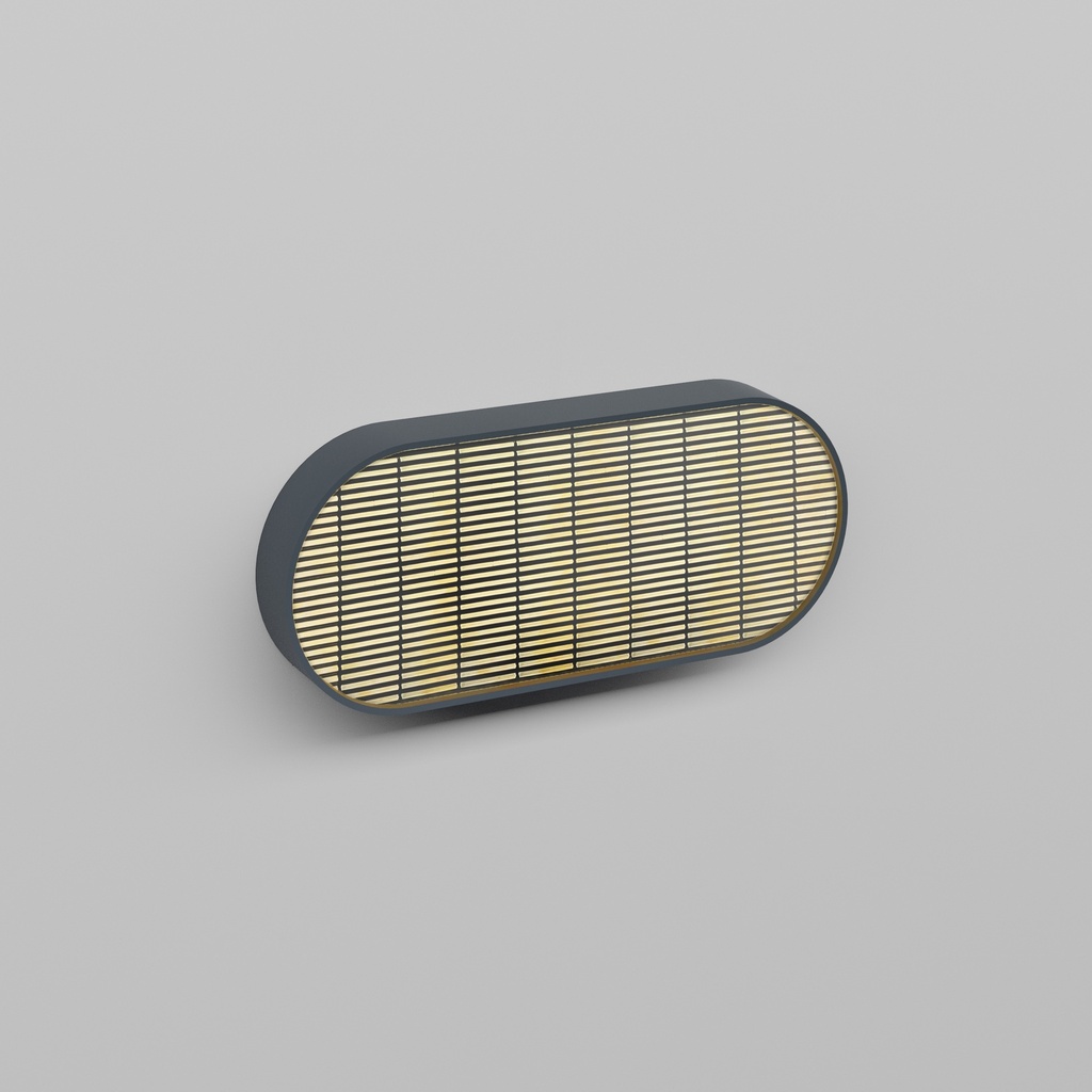 9. OFF-SET NT 3x1 long rounded with asymmetric louvre
