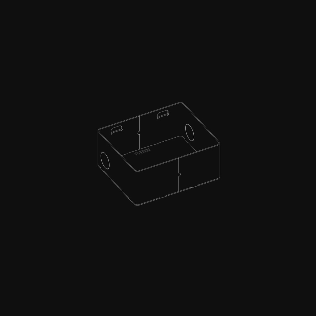 7. UP-SET reservation box for 3x1 V in-ground unit 
