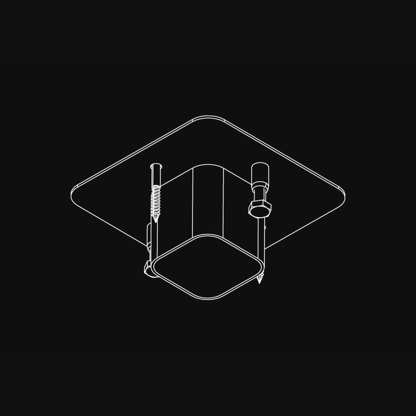 7. Off-Set 1x1 Backmounting tool squary