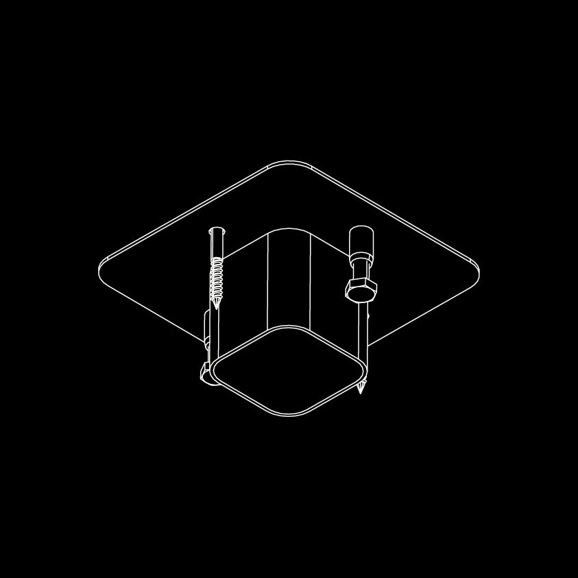 7. Off-Set 1x1 Backmounting tool squary