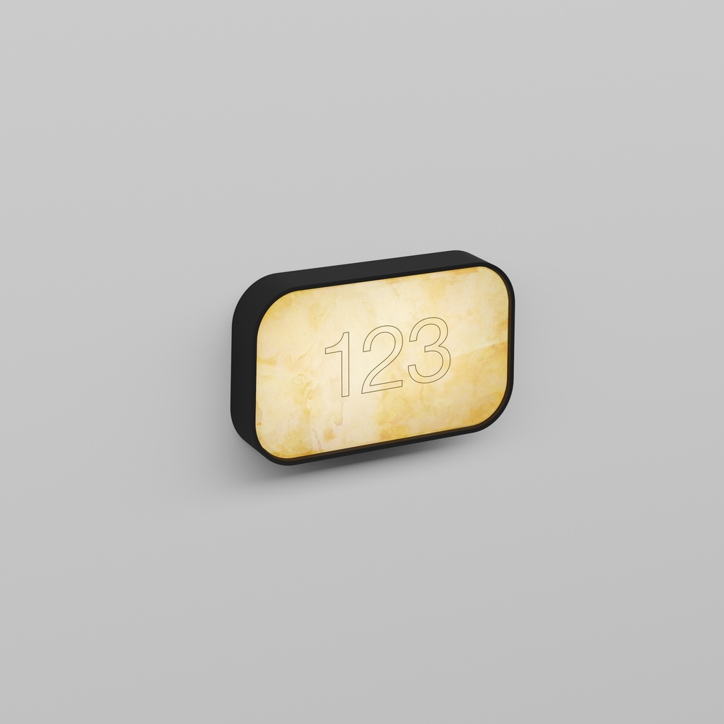 9. OFF-SET NT 2x1 long rectangular with engraving option