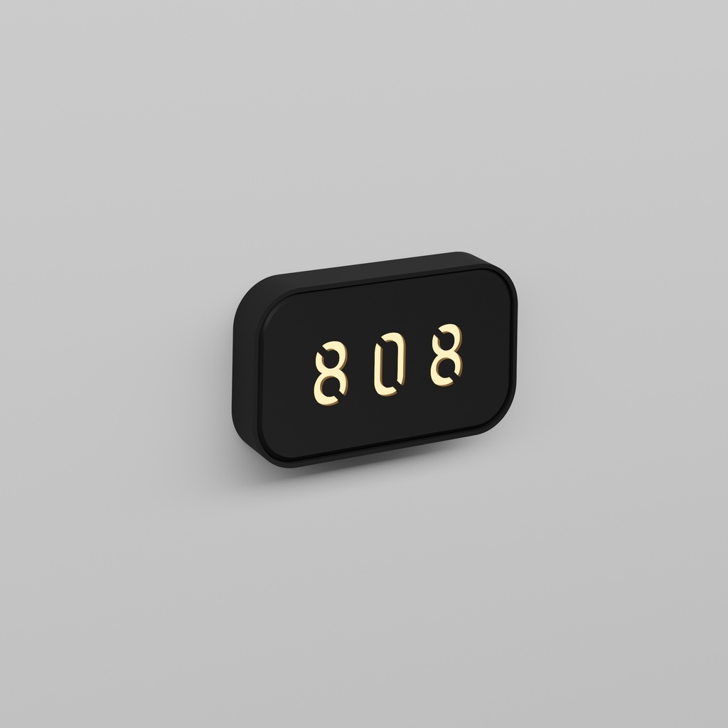 9. OFF-SET NT 2x1 long rectangular with engraving option