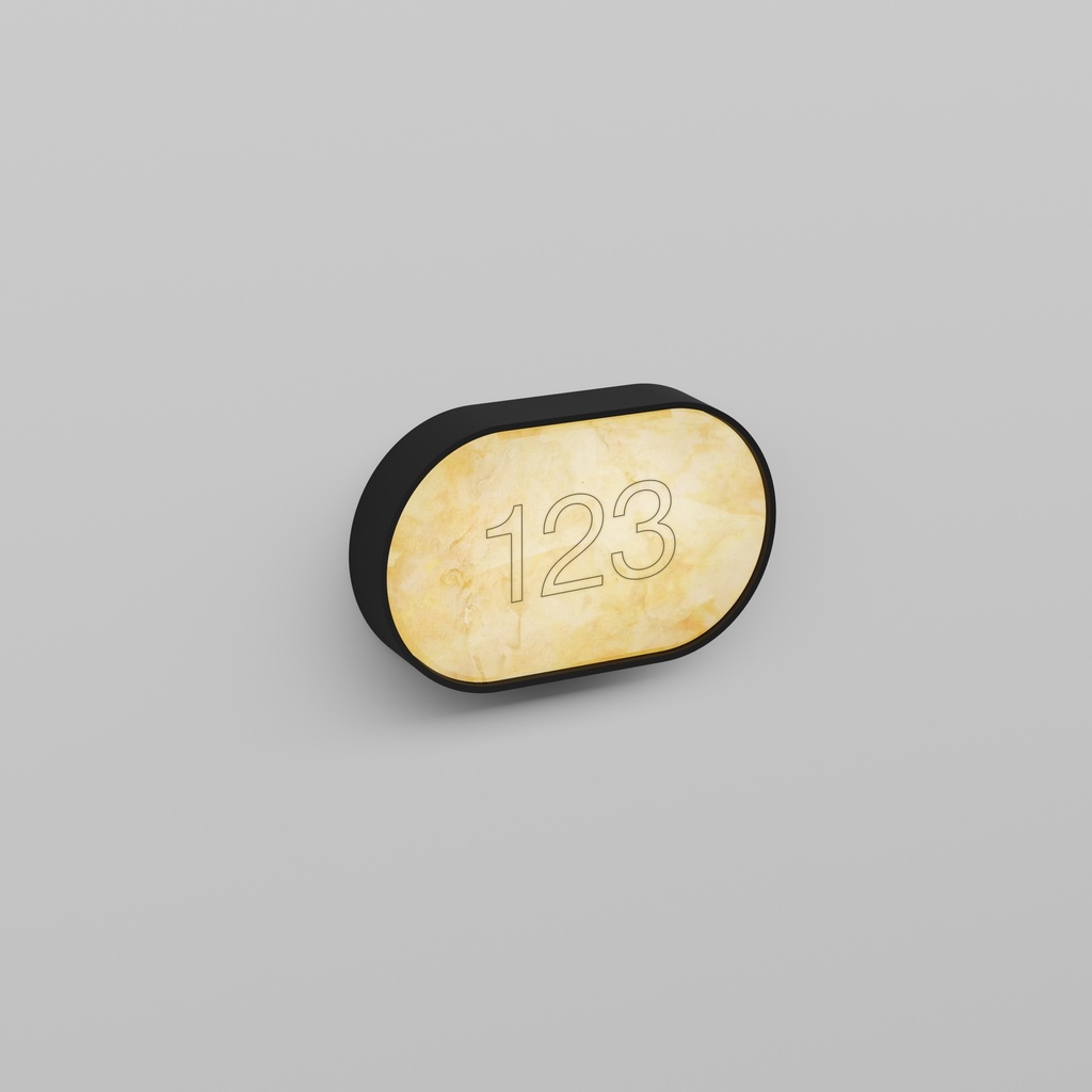 9. OFF-SET NT 2x1 long rounded with engraving option