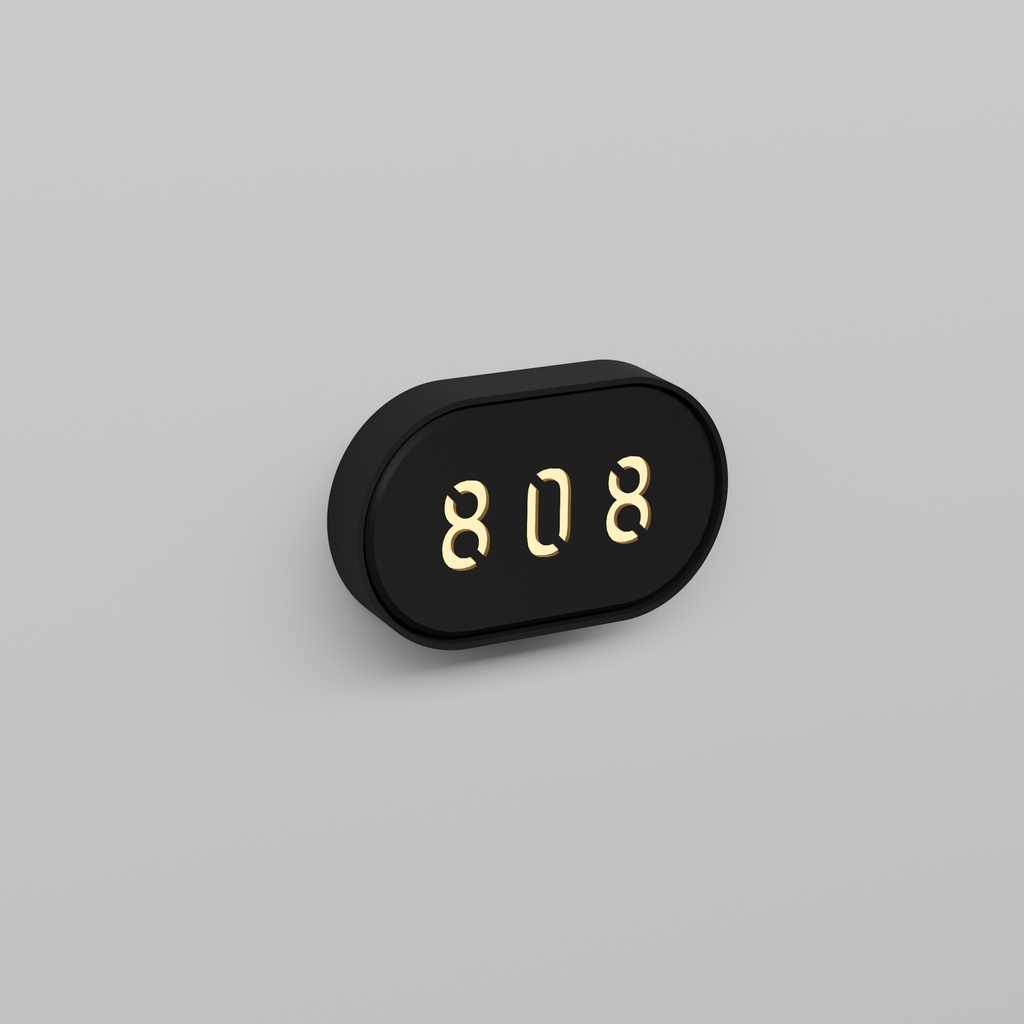 9. OFF-SET NT 2x1 long rounded with engraving option