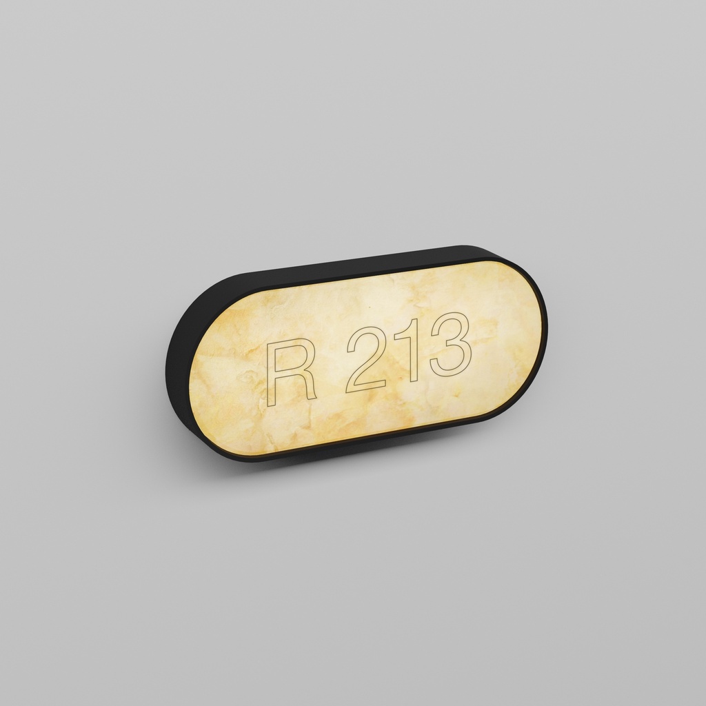 9. OFF-SET NT 3x1 long rounded with engraving option