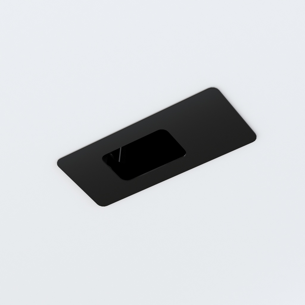 9. OFF-SET 1x1 rectangular on long rectangular-mirror system