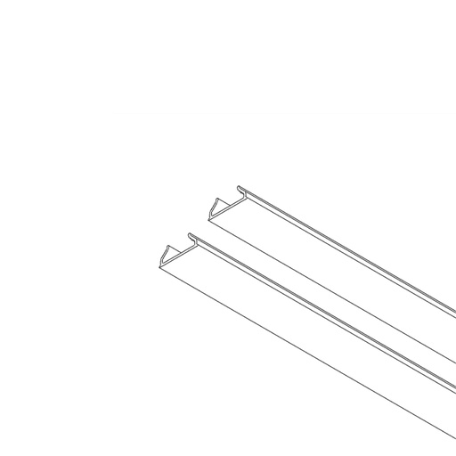 [7.T.0150] 7. SET Track cover 50cm (2p) ( spare parts )