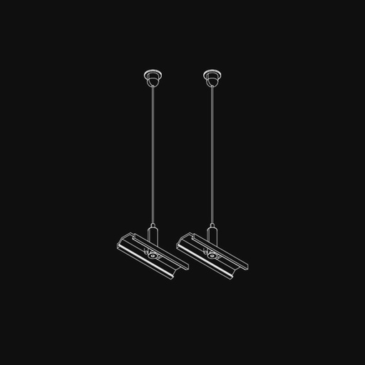 [7.F.0141] 7. FOCUS Track hanging set with mechanical coupler ( 2p )