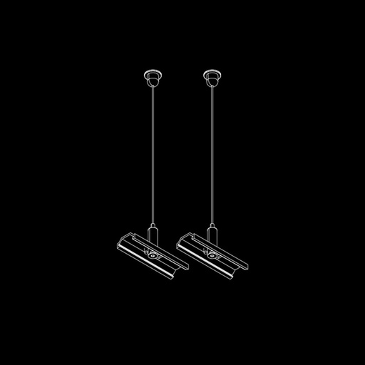 [7.F.0141] 7. FOCUS Track hanging set with mechanical coupler ( 2p )