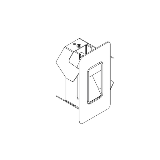 9. OFF-SET NT 1x1 long squary on vertical rectangular recess