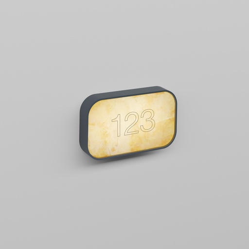 9. OFF-SET NT 2x1 long rectangular with engraving option