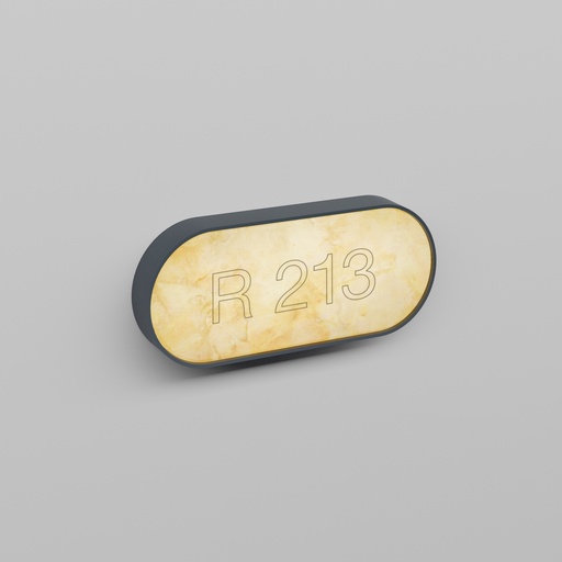 9. OFF-SET NT 3x1 long rounded with engraving option